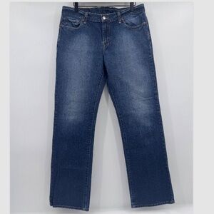 Lucky Brand Jeans Women 10 Blue Easy Rider Straight Mid Rise Denim Vintage Dark